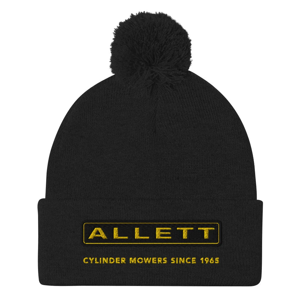 ALLETT Pro Cylinder Mowers Since 1965 Pom-Pom Beanie