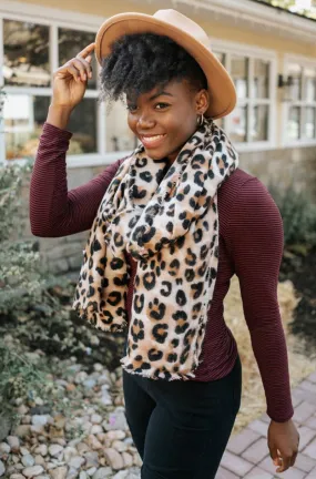 Bentley Leopard Print Scarf - Final Sale