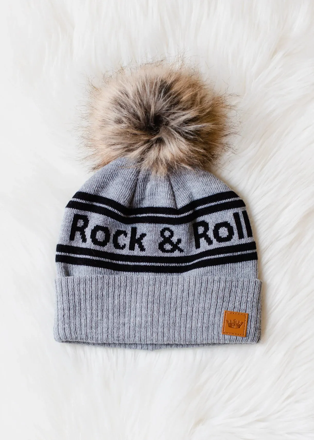 Black & Grey R & R Hat