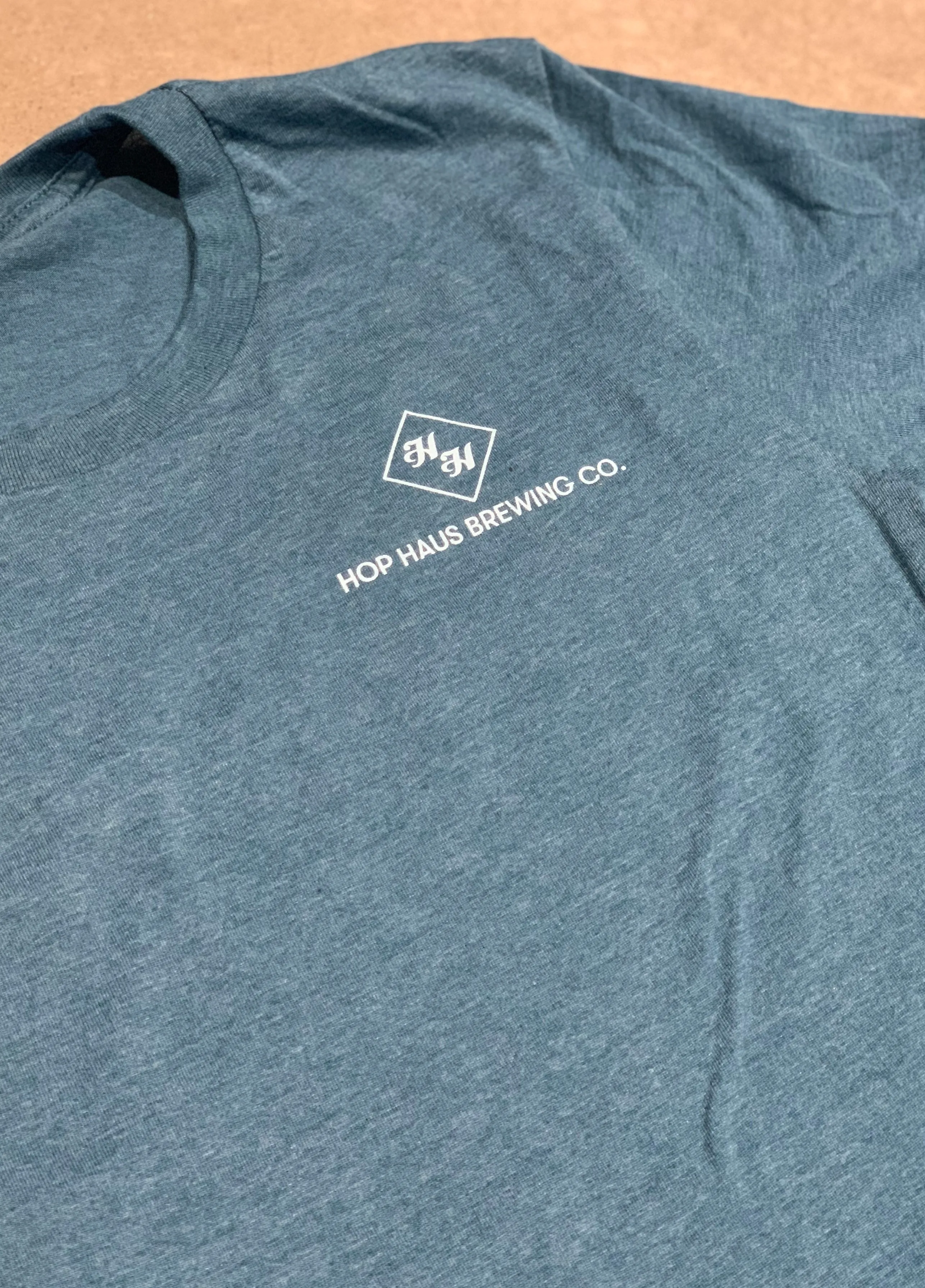 Blue beer list shirt