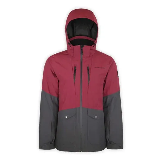 'Boulder Gear' Men's Downslide WP Jacket - Maroon