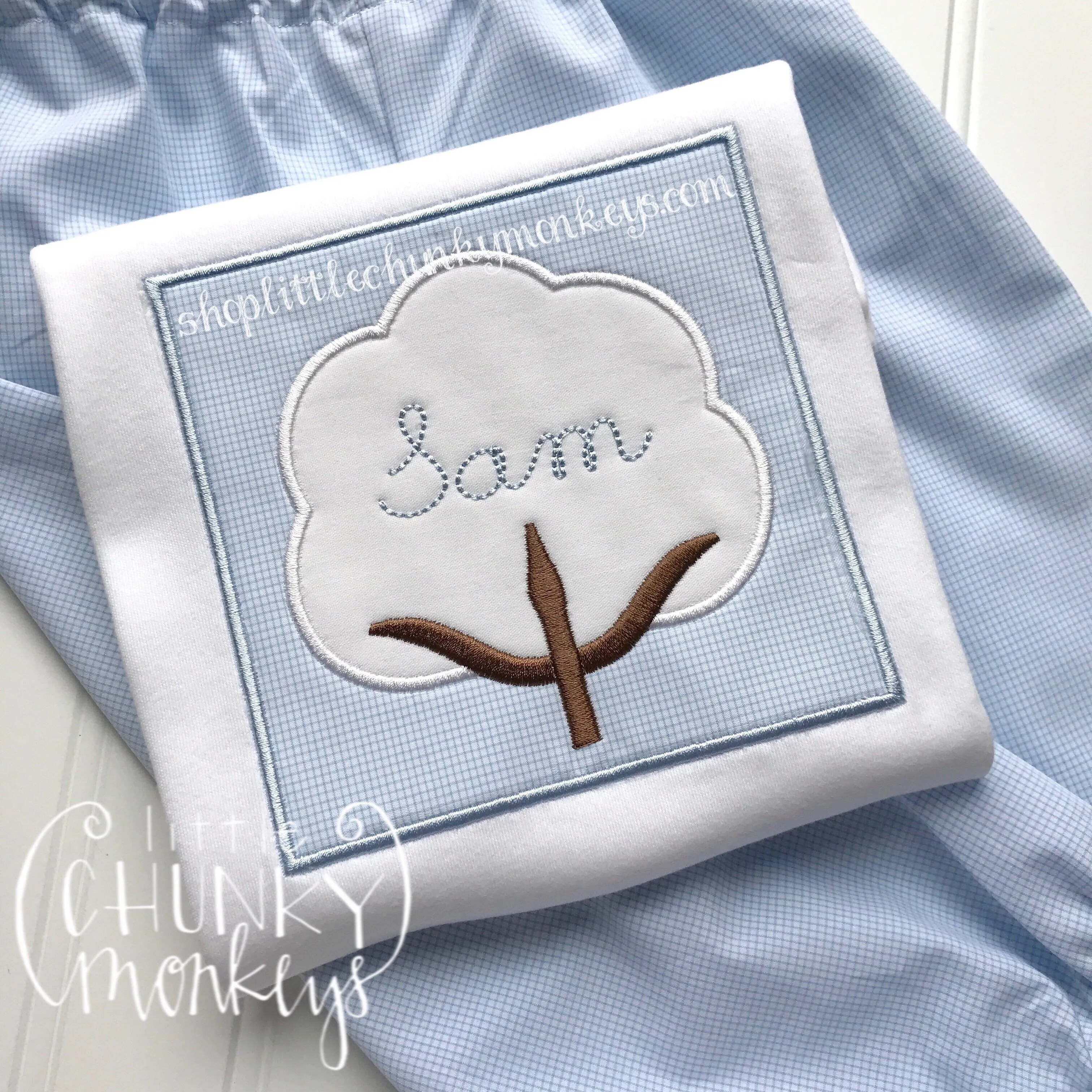 Boy Shirt - Cotton Applique Shirt