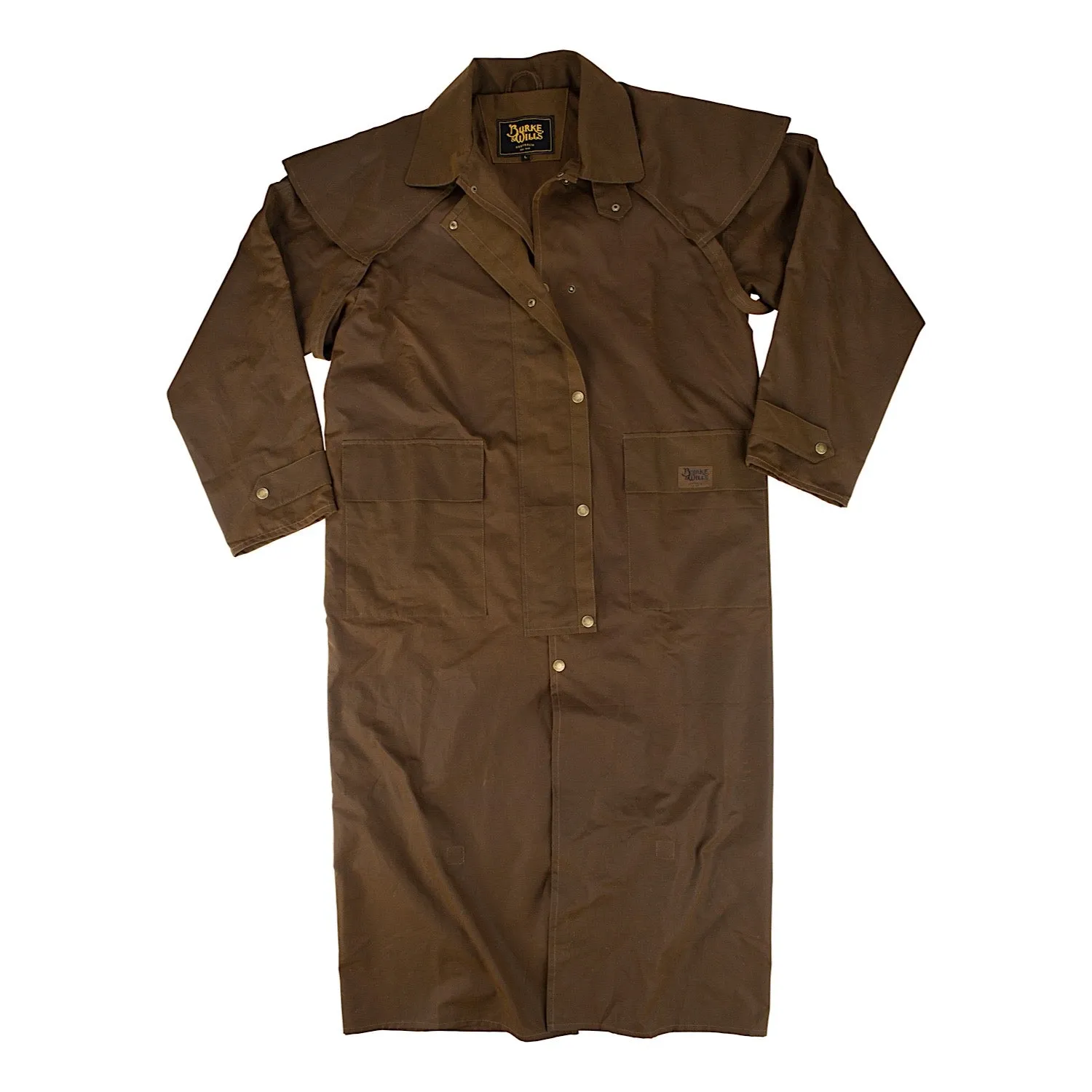 Burke & Wills Stockman Long Coat - Bronze