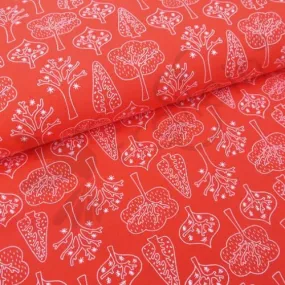 Cotton Jersey - Trollskog - Red