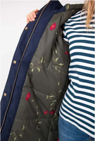 Danefae Brunhilde Winter Parka Navy .