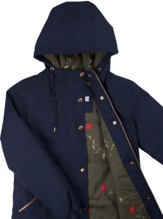 Danefae Brunhilde Winter Parka Navy .