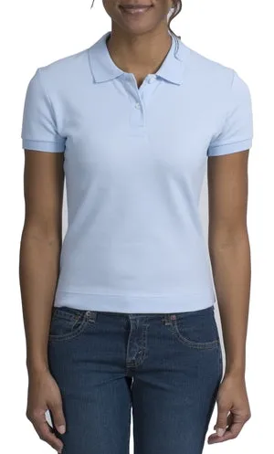 District Threads - Ladies Stretch Pique Sport Shirt.  DT301