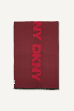 DKNY LOGO SCARF