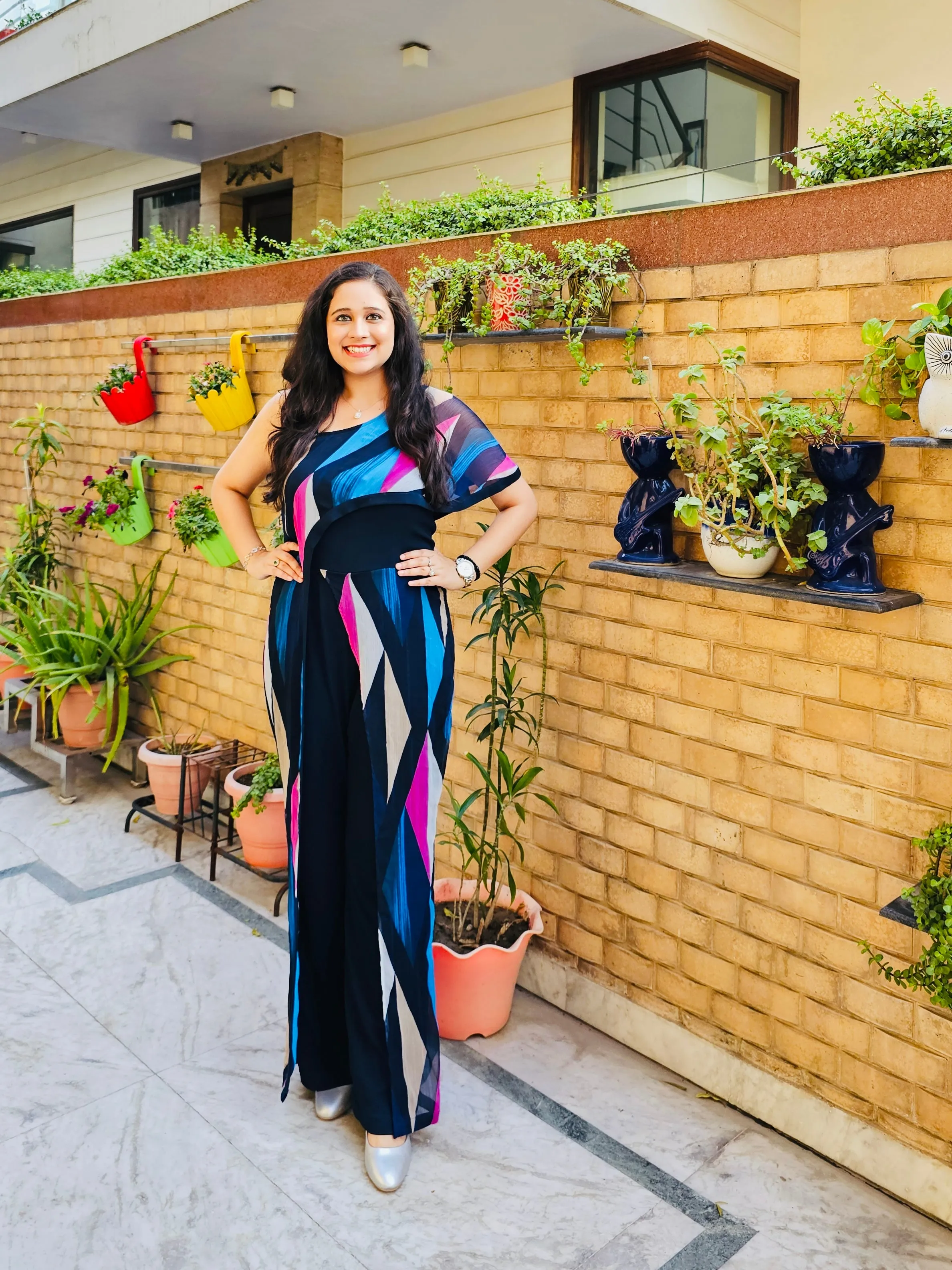 Geometric Play Jumpsuit