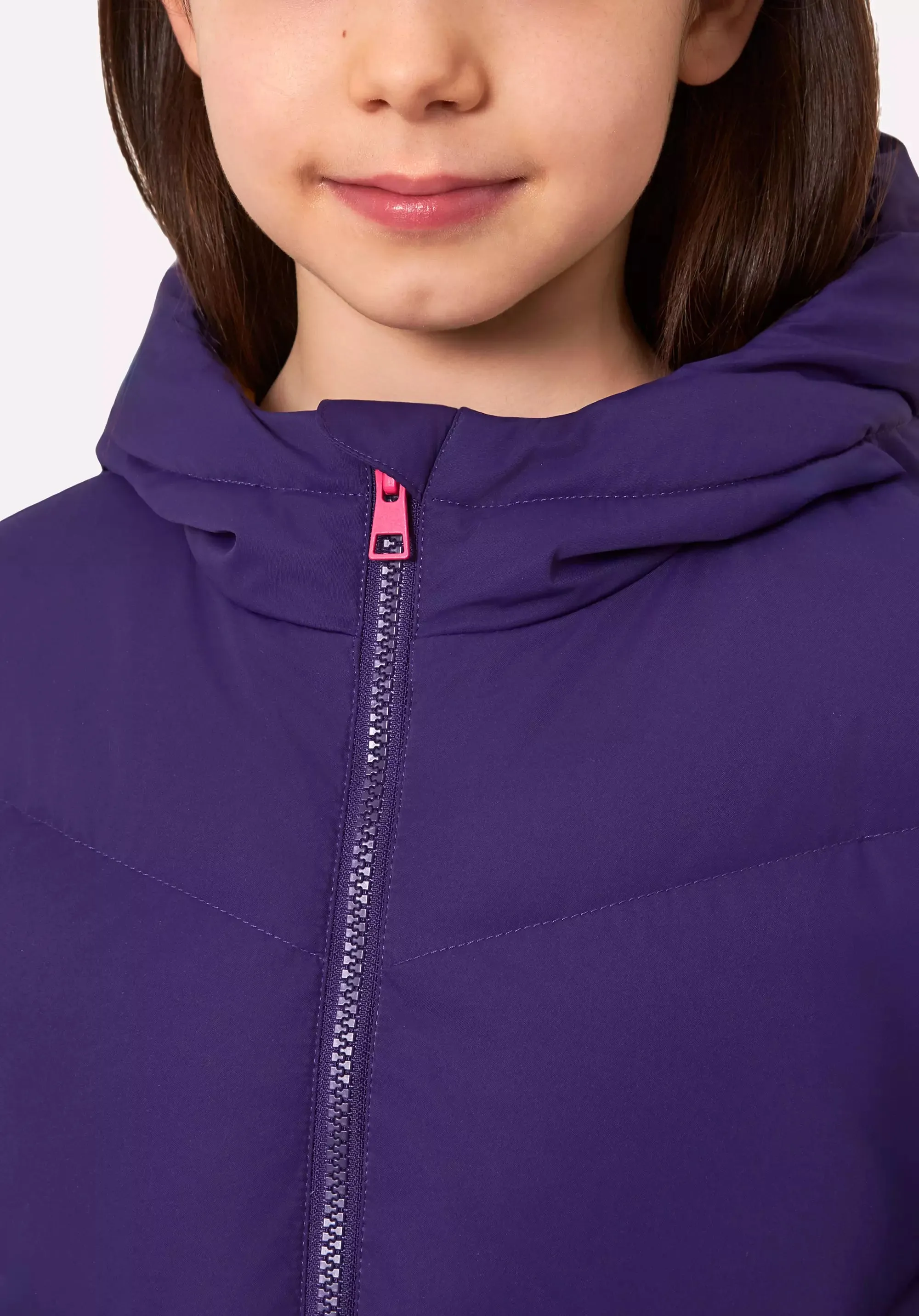 Girl’s Down Medium Length Parka