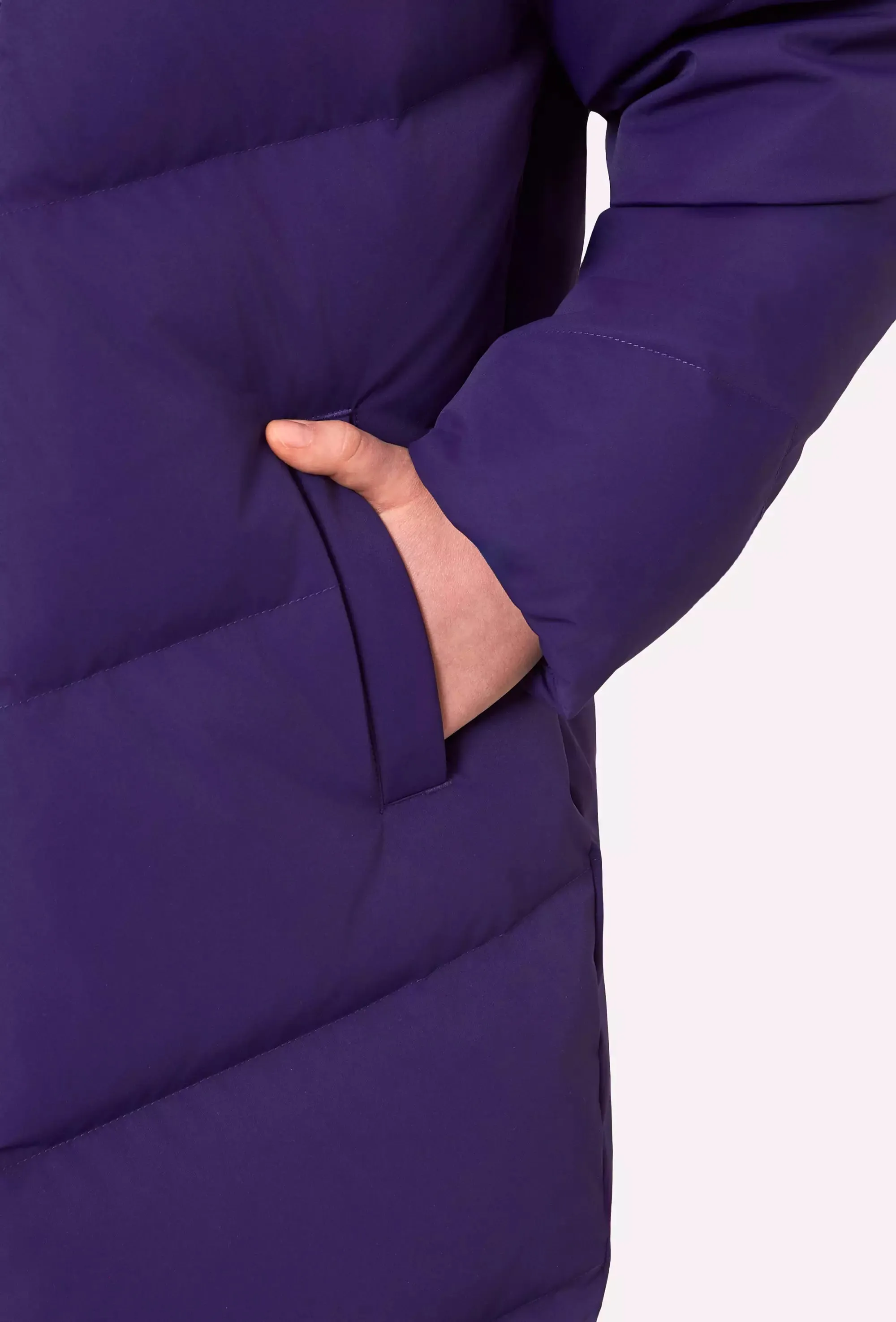 Girl’s Down Medium Length Parka
