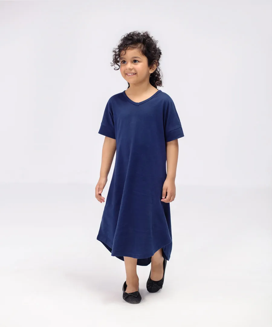 Girls' V-Neck Maxi Dress