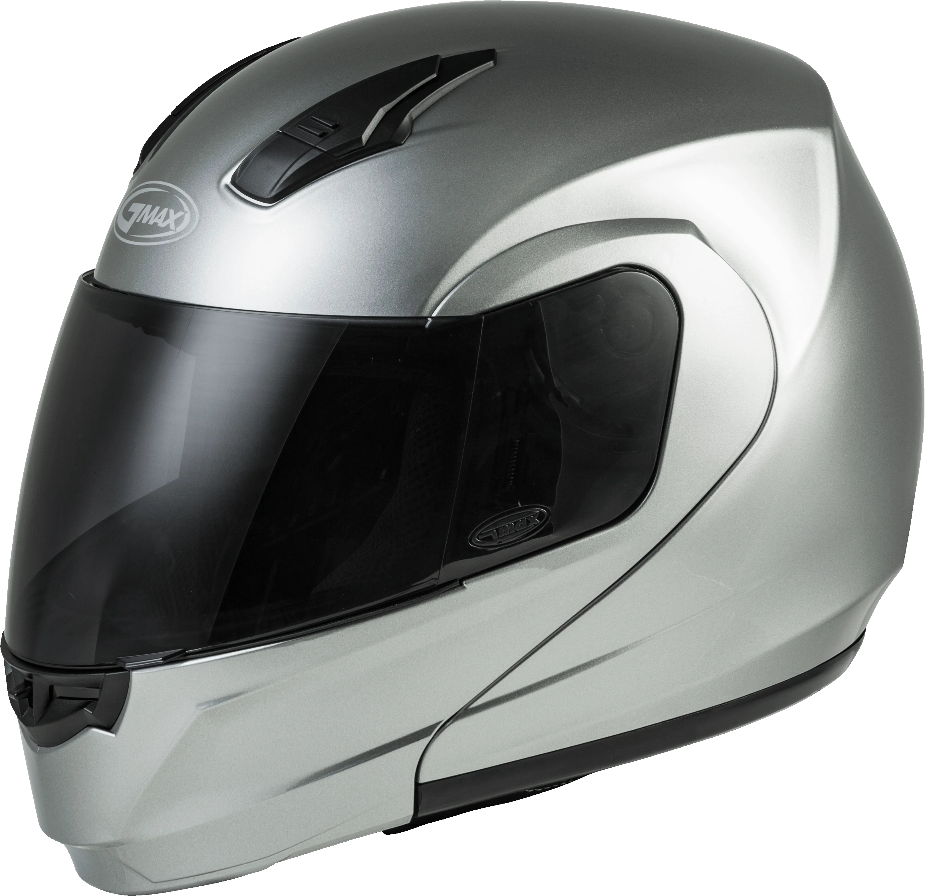 GMax 72-5023 MD-04 Modular Helmet Metallic Silver