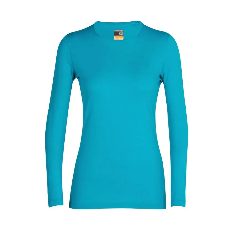 Icebreaker 200 Oasis Womens LS Crewe