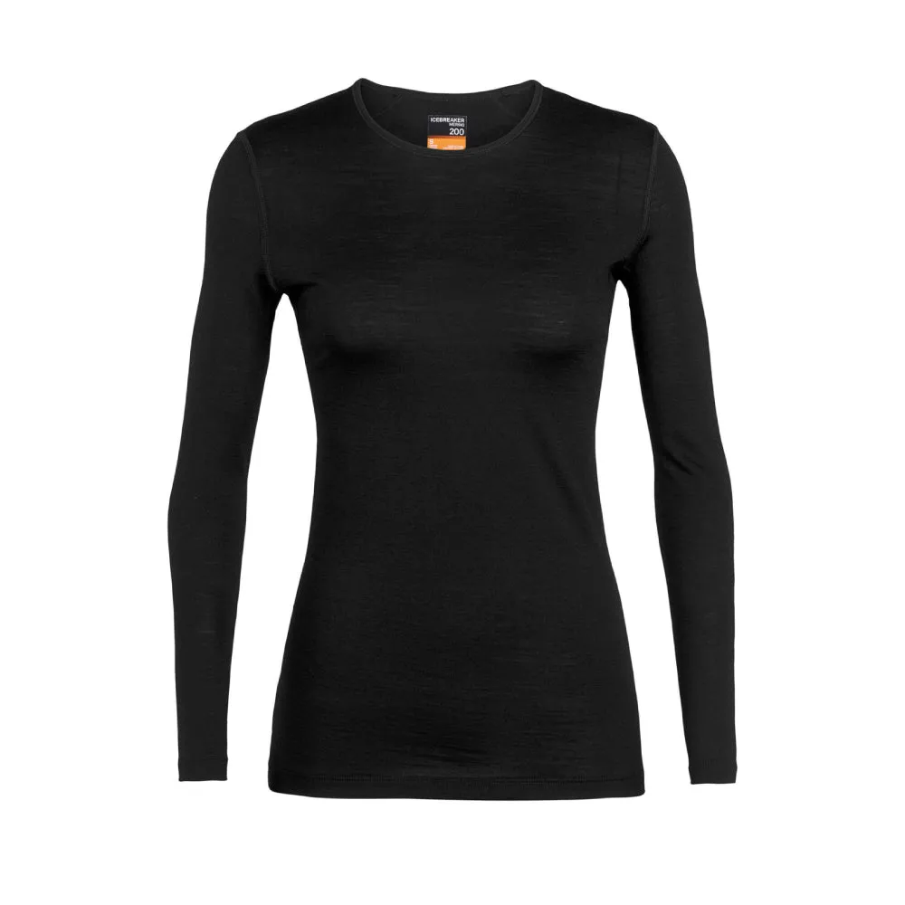 Icebreaker 200 Oasis Womens LS Crewe