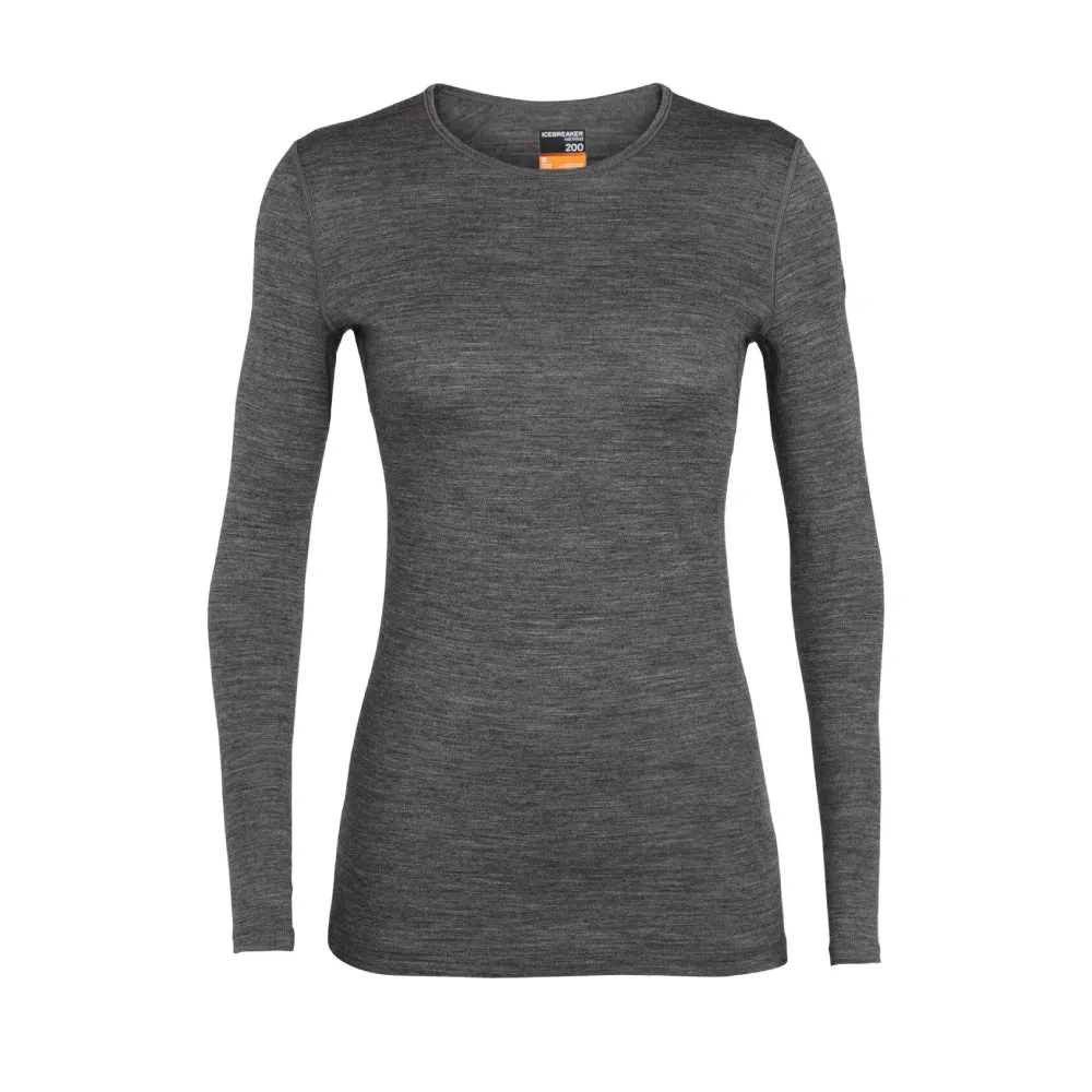 Icebreaker 200 Oasis Womens LS Crewe