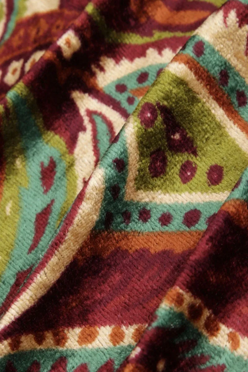 Jumpsuit met paisley print | King Louie Zita jumpsuit st pepper plum red