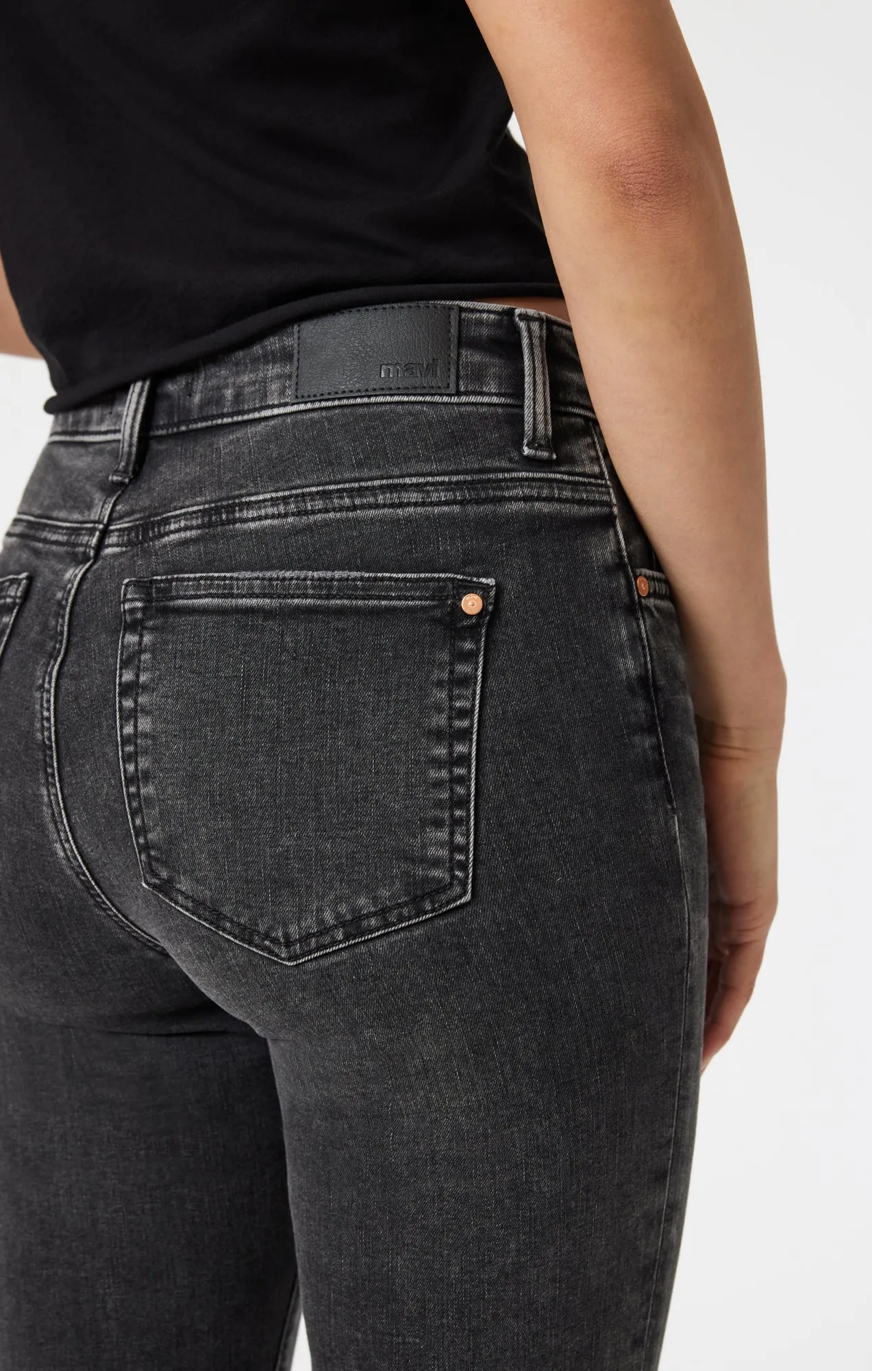 KENDRA STRAIGHT LEG IN SMOKE BRUSHED FLEX BLUE