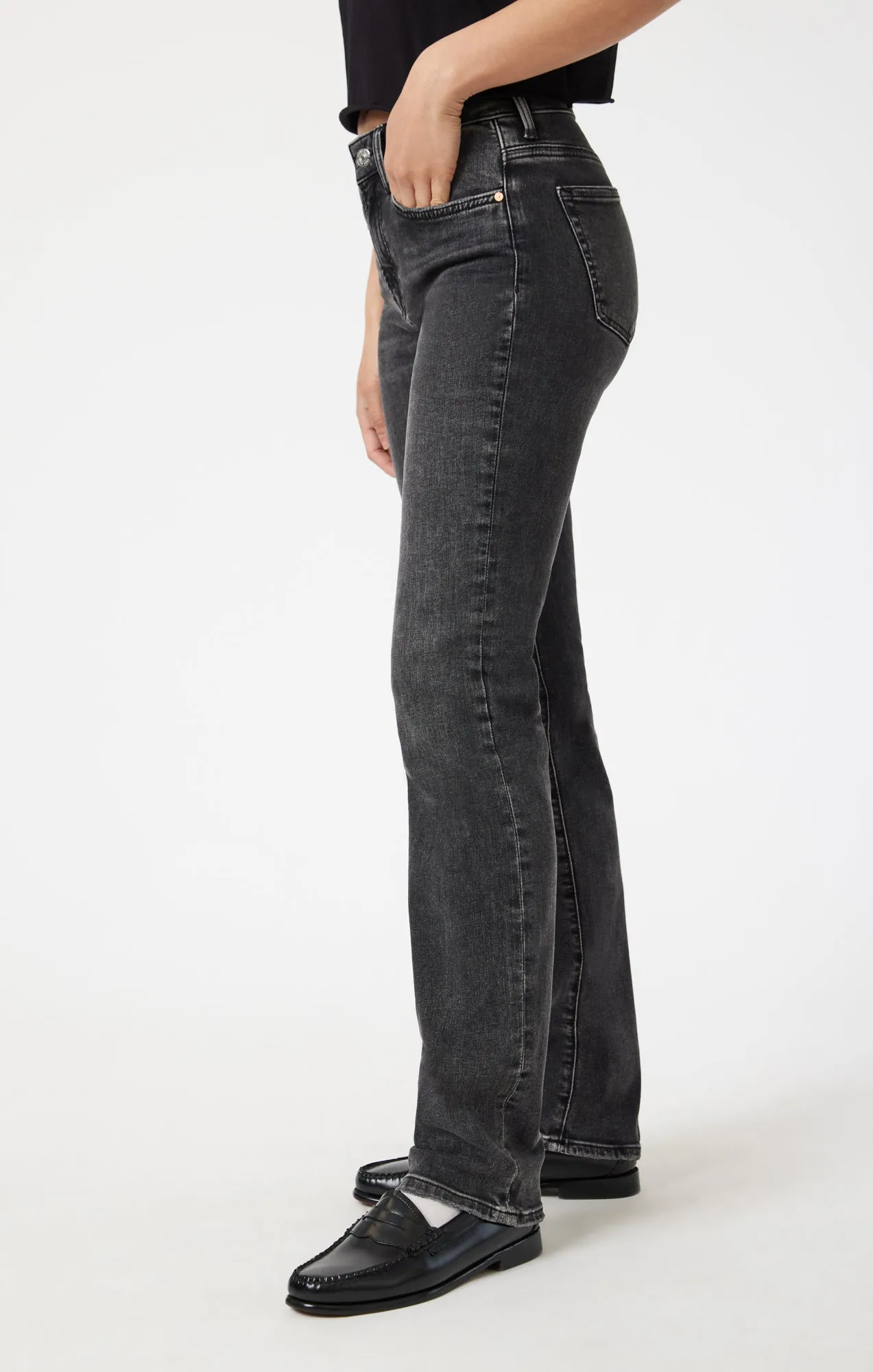 KENDRA STRAIGHT LEG IN SMOKE BRUSHED FLEX BLUE