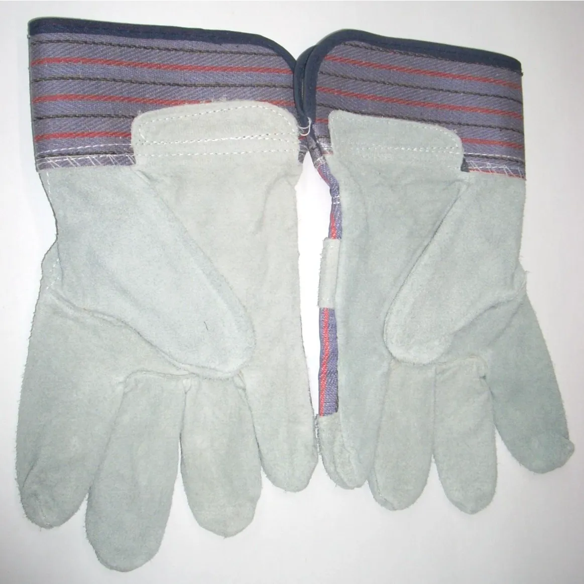 Leather Palm Work Gloves Canvas Back Large Dozen