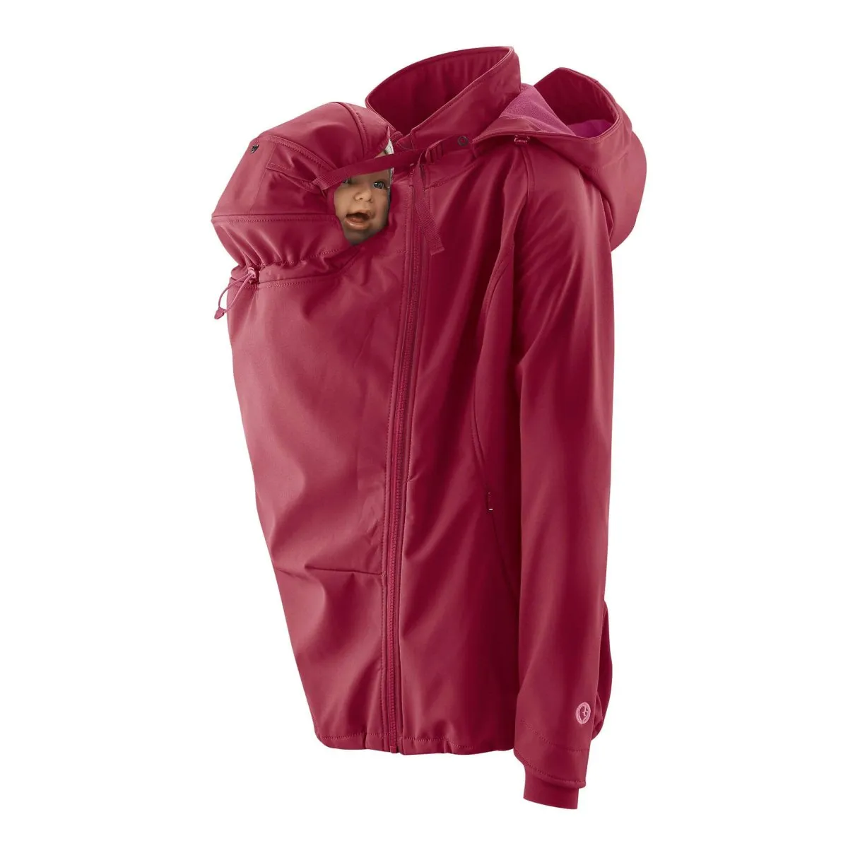 Mamalila Allrounder Softshell Maternity and Babywearing Jacket - Berry