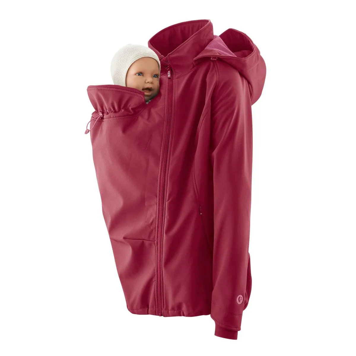 Mamalila Allrounder Softshell Maternity and Babywearing Jacket - Berry