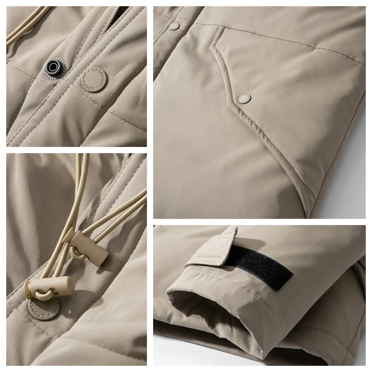 Men's Hooded Parka Jacket