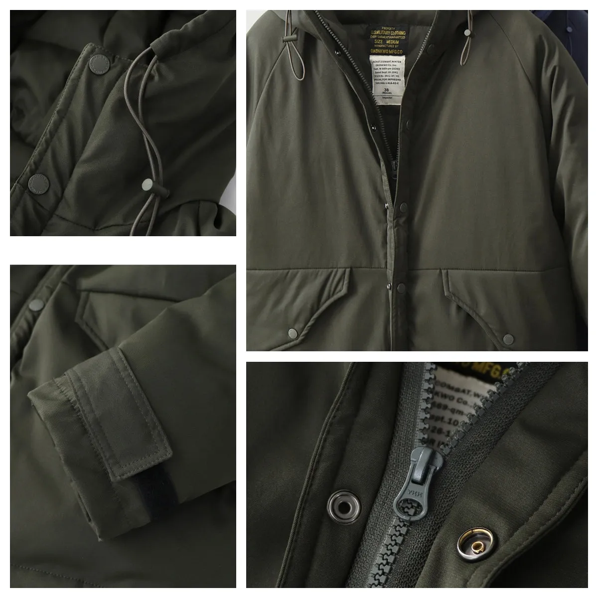 Men's Hooded Parka Jacket
