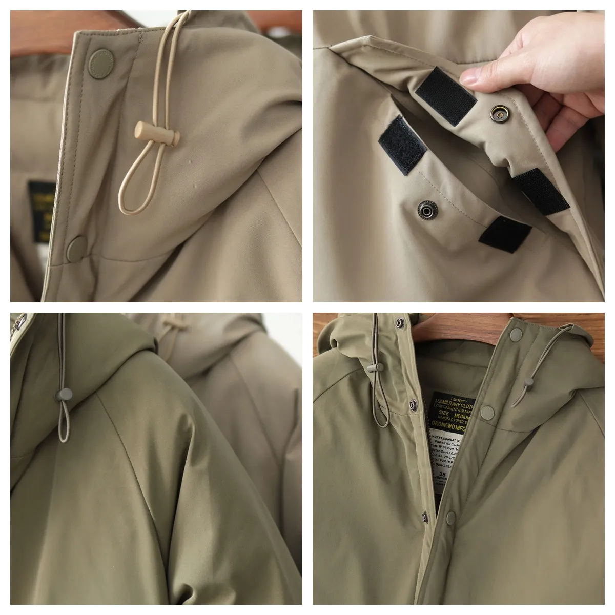 Men's Hooded Parka Jacket