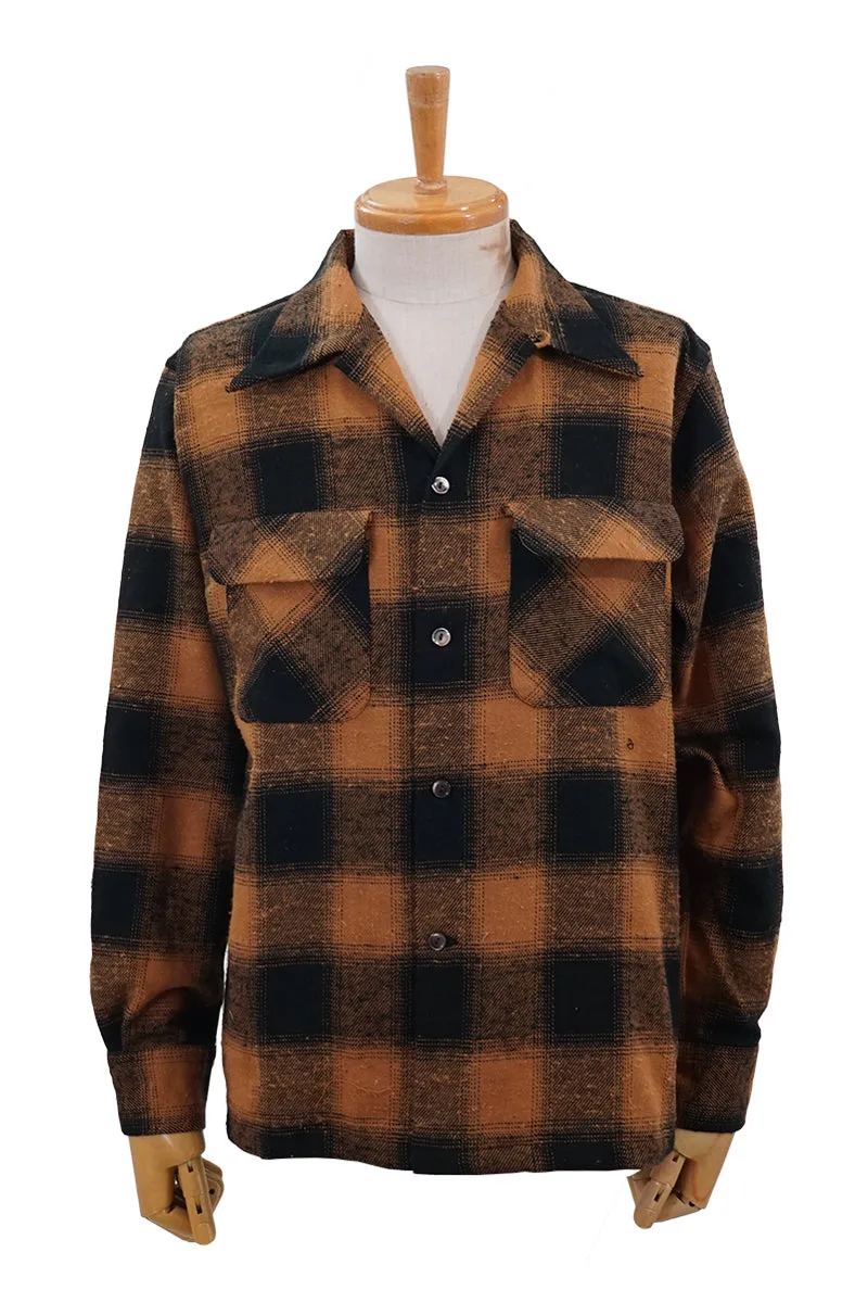 Ombre Check 2 Flap Open Shirt
