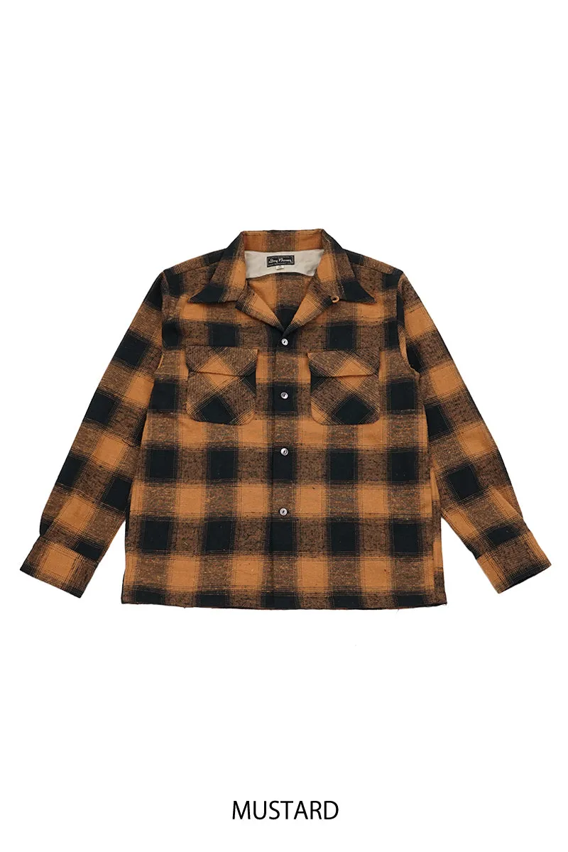 Ombre Check 2 Flap Open Shirt
