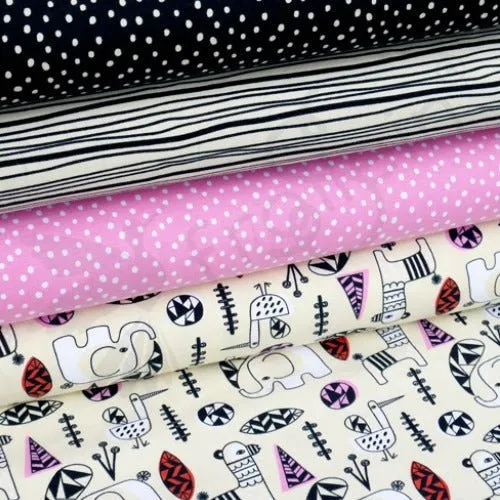 Organic Cotton Jersey - Droppar - Pink