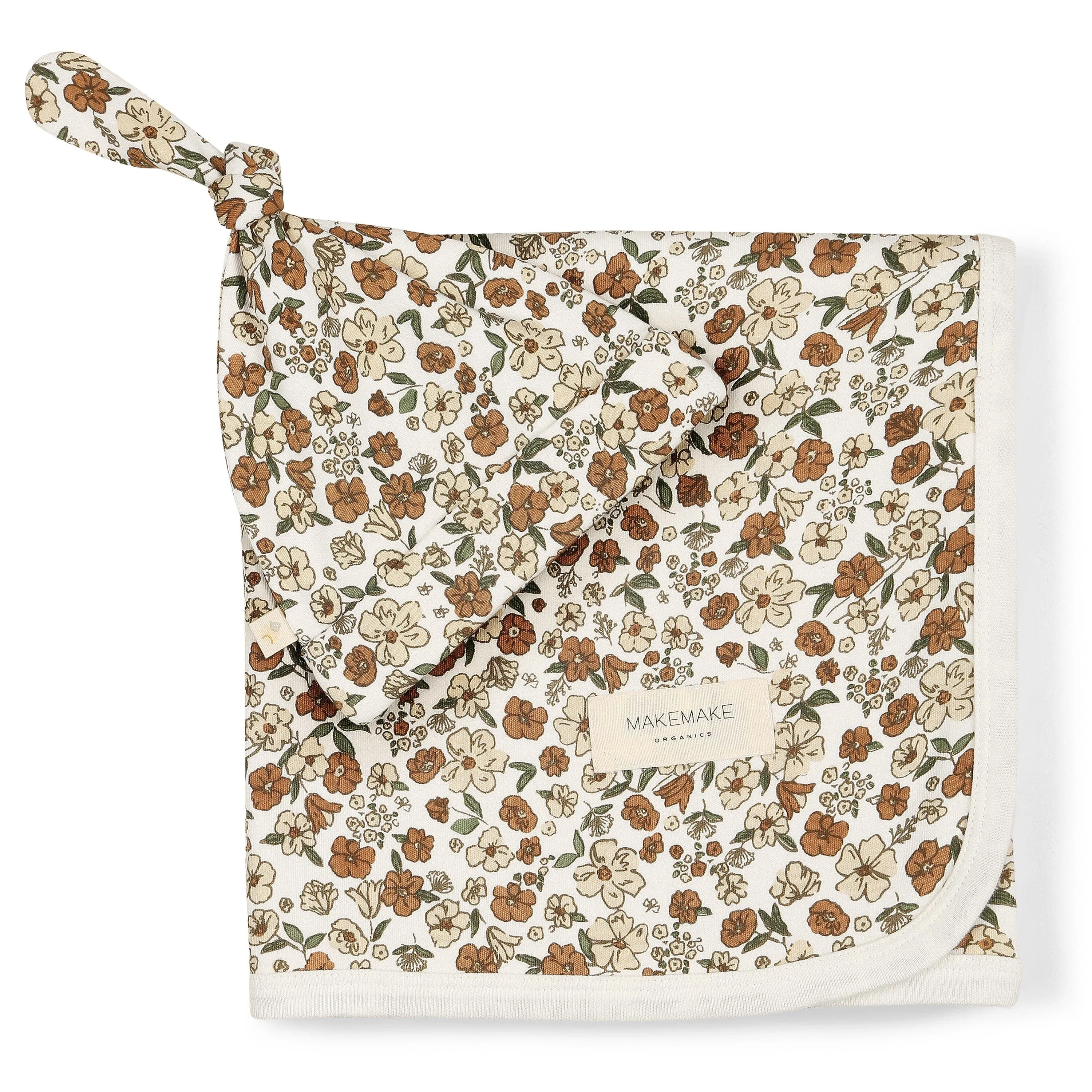 Organic Swaddle Blanket & Hat | Daffodil