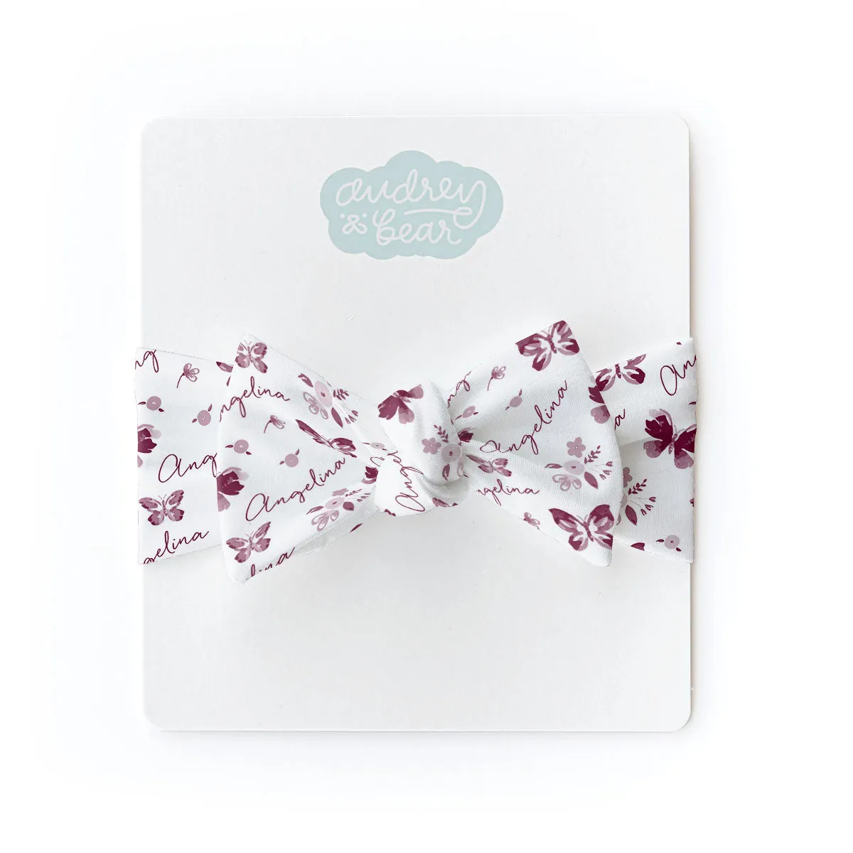 Personalized  Swaddle & Hat Set | Summer Butterfly