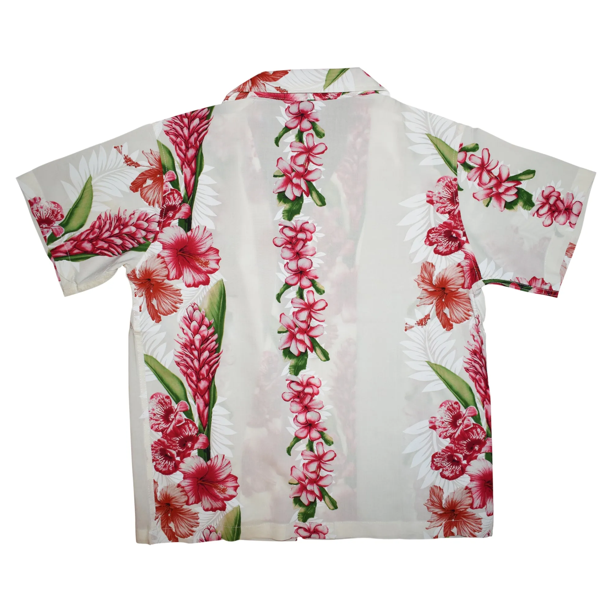 Plumeria Panel Boy's Shirt