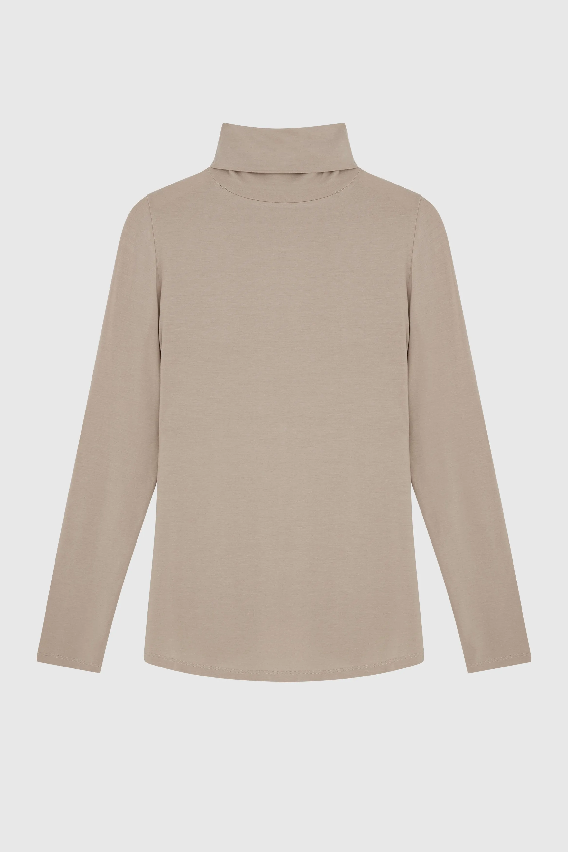 Roll Neck Micro Modal Top