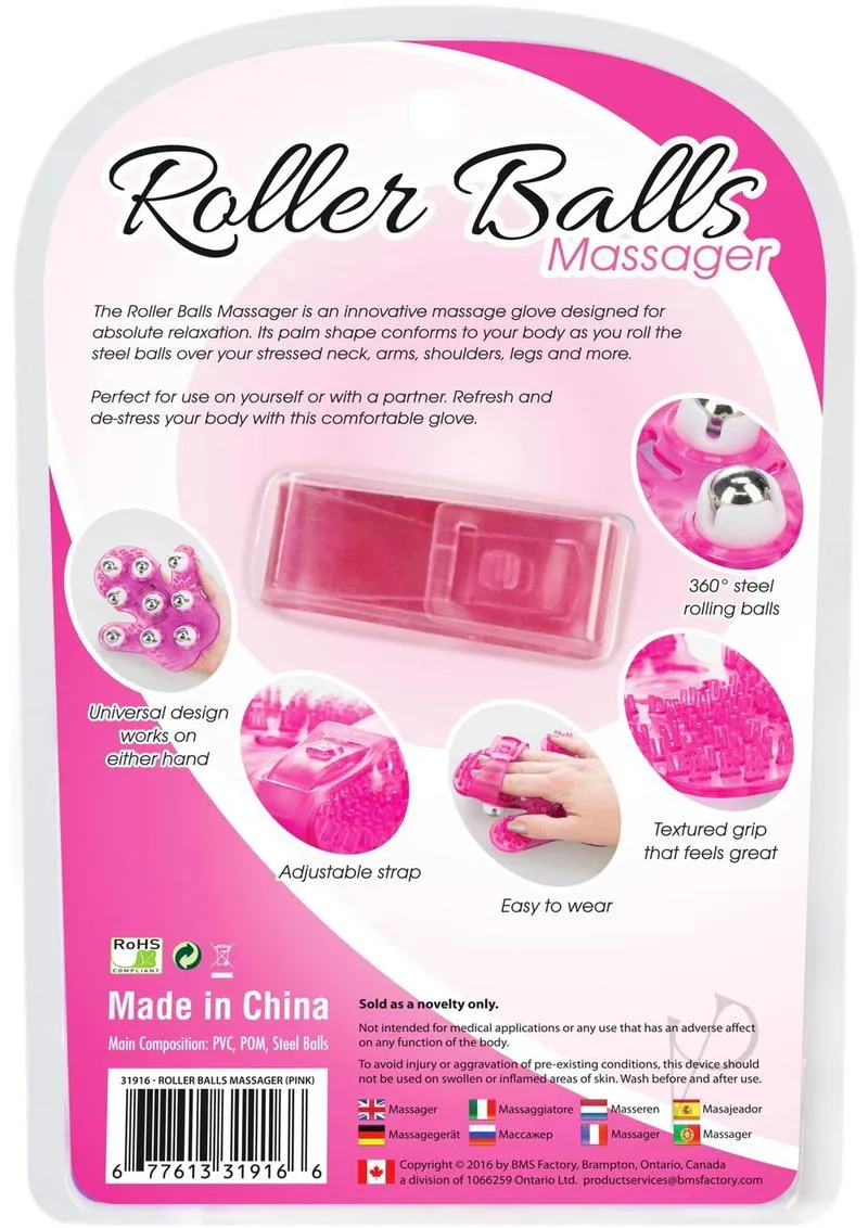 Sandt Roller Balls Massager Pink