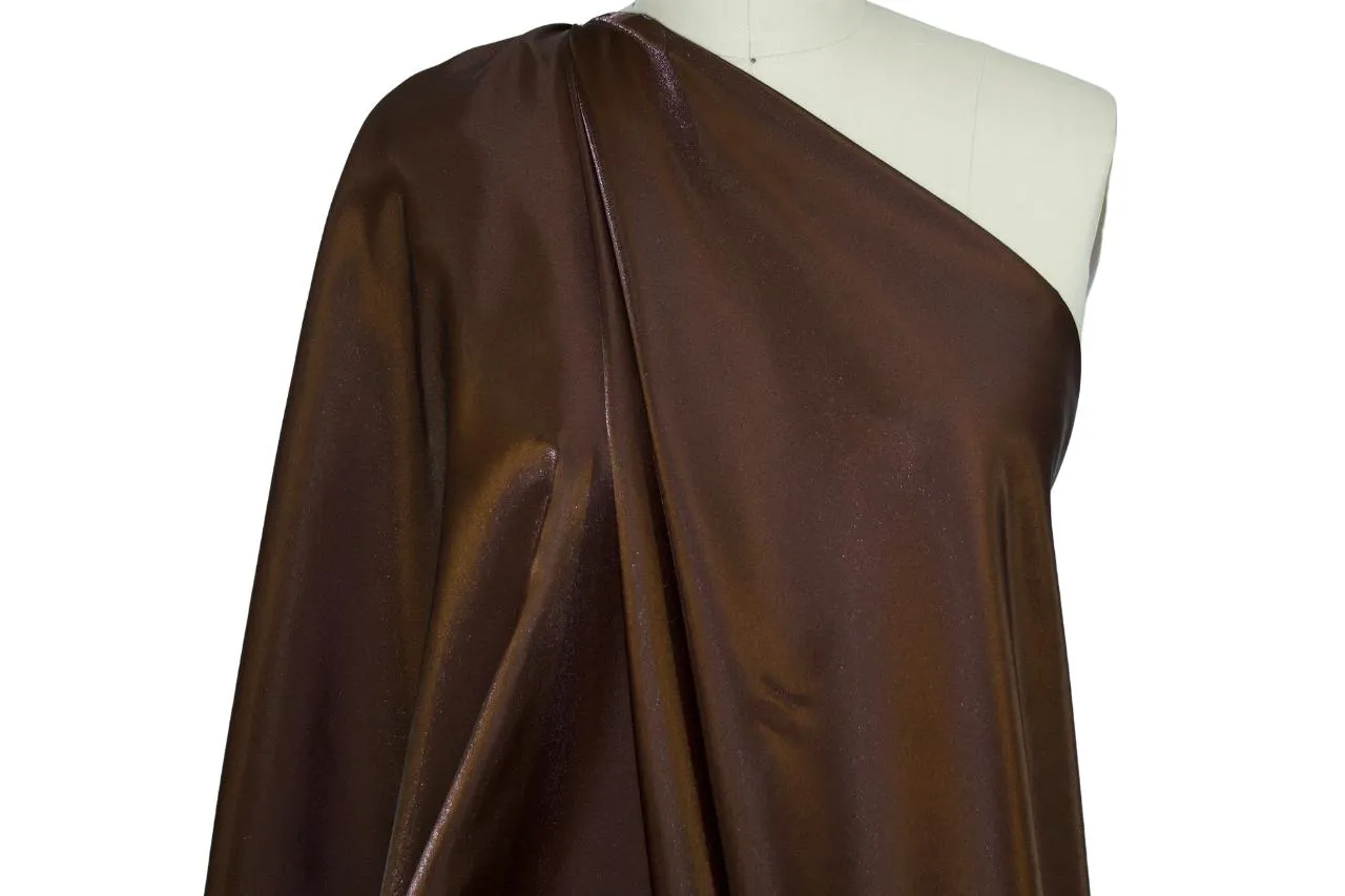 Satin Faced Organza - Burnished Bronze