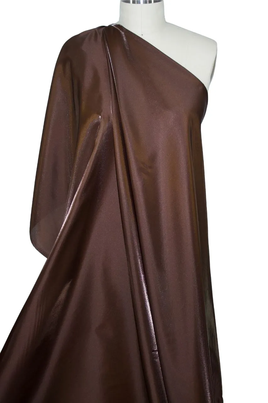 Satin Faced Organza - Burnished Bronze