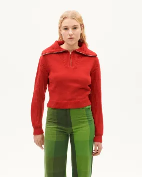 Tanit Wool Sweater Red