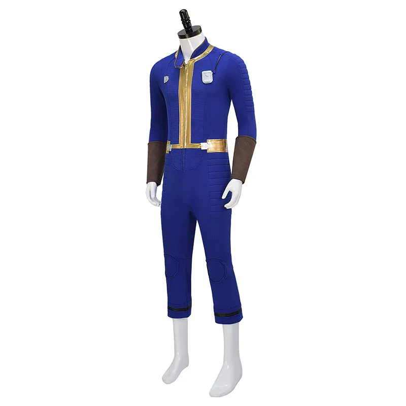 Vault 75 Jumpsuit Fallout Vault Cosplay Costume Vault Dweller Blue Jumpsuit Halloween Suit