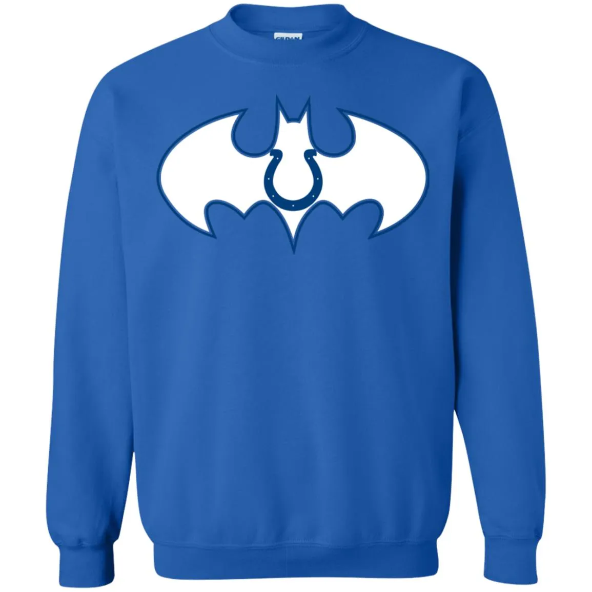 We Are The Indianapolis Colts Batman Nfl Mashup Crewneck Pullover Sweatshirt