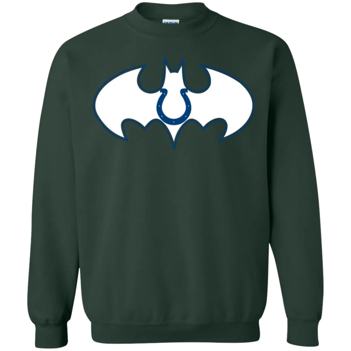 We Are The Indianapolis Colts Batman Nfl Mashup Crewneck Pullover Sweatshirt