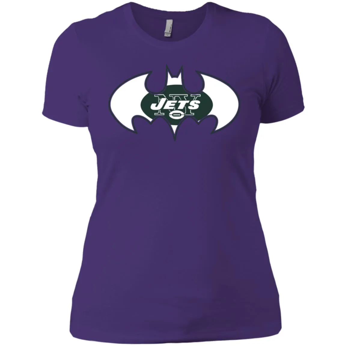 We Are The New York Jets Batman Nfl Mashup Women Cotton T-Shirt
