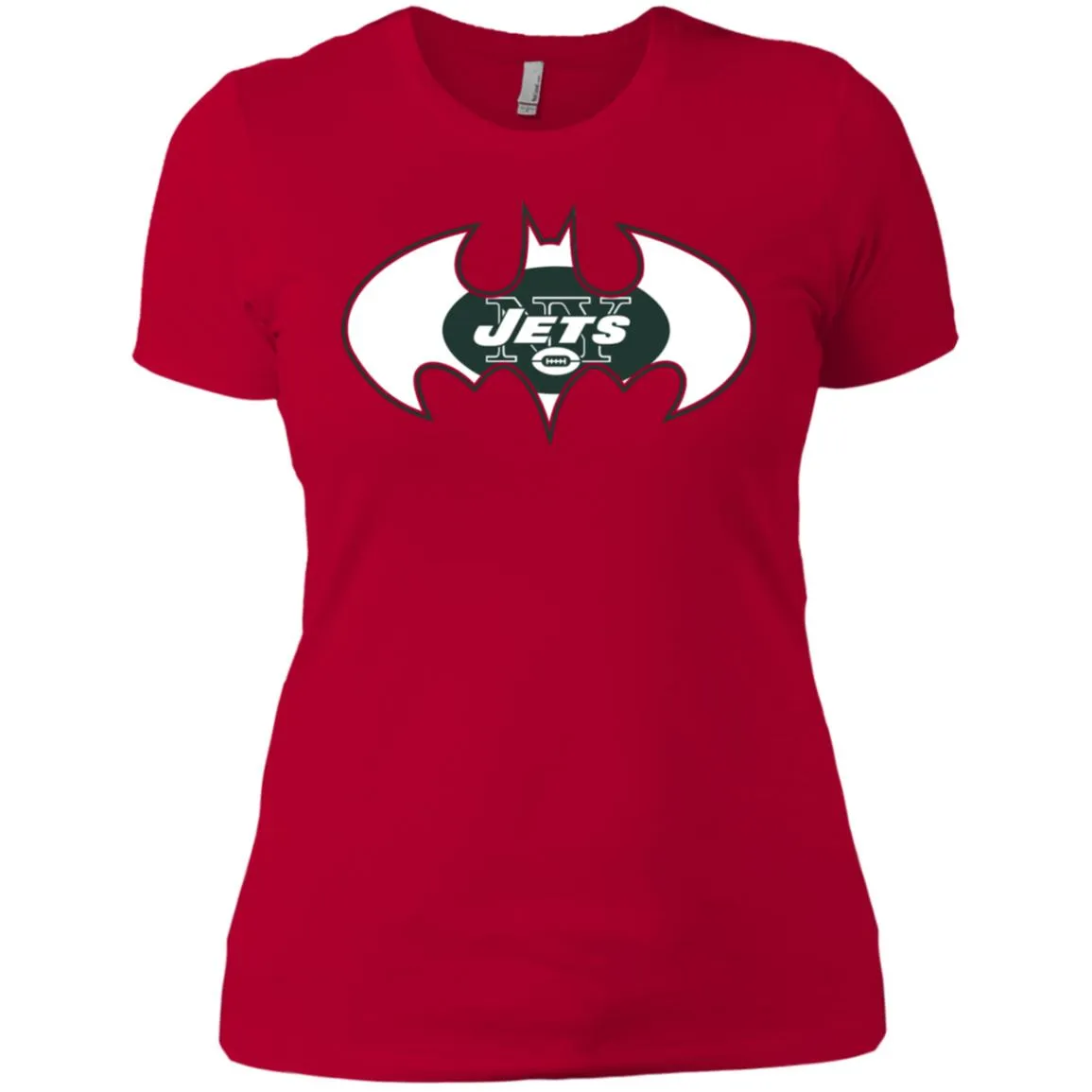 We Are The New York Jets Batman Nfl Mashup Women Cotton T-Shirt