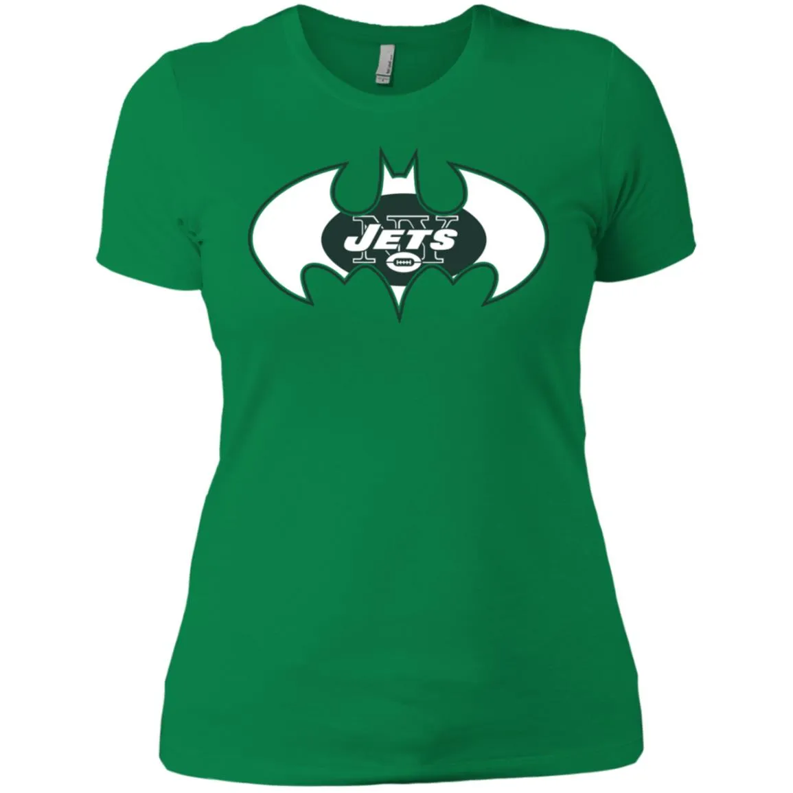 We Are The New York Jets Batman Nfl Mashup Women Cotton T-Shirt